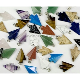 Gemstone Arrowheads Pendants