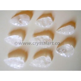 CLEAR CRYSTAL QUARTZ HANDMADE INDIAN ARROWHEADS