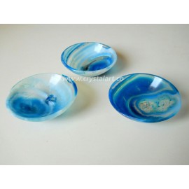 Banded Blue Onyx 3 Inch Bowl