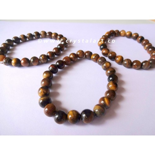 Tiger Eye High Graded 8 mm Beads Bracelet