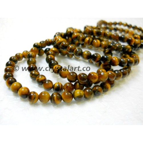 Tiger Eye 8 mm Beads Bracelets