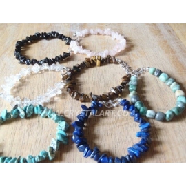Mix Agate stone and Healing stone Chips Bracelets
