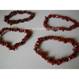 Red Jasper Agate Chips Bracelets