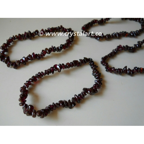 Red Garnet Chips Bracelets