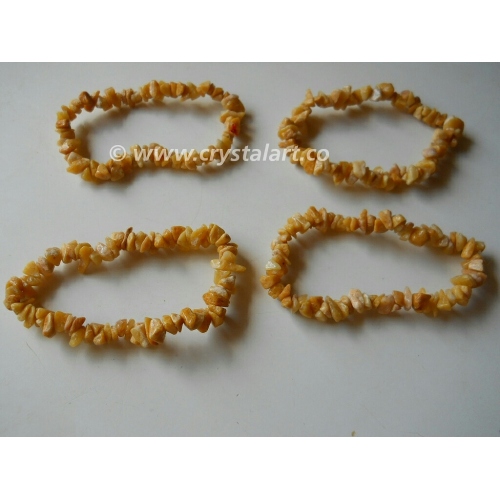 Yellow Aventurine Chips Bracelets