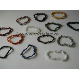 Mix Gemstone Wholesale Chips Bracelets