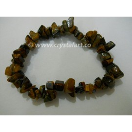 Tiger Eye Chips Bracelets