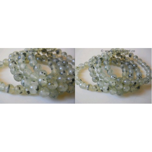 Rutile Quartz Faceted Beads Bracelets