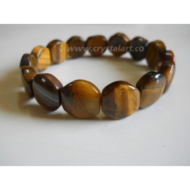 Tiger Eye 6 Faceted Bracelets