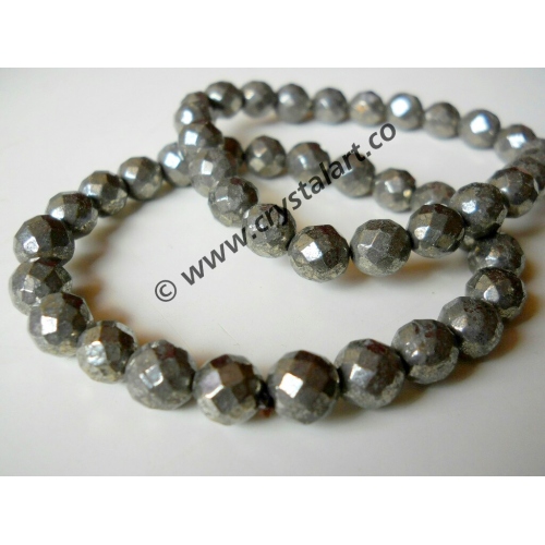 Hematite Faceted Beads 8 mm Bracelets