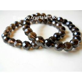 Smoky Quartz Faceted Beads 8 mm Bracelets