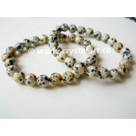 Dalmation Jasper Faceted Beads 8 mm Bracelets