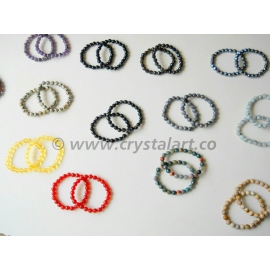 Mix Gemstone Faceted Beads 8 mm Bracelets