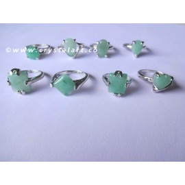 Green Aventurine Handmade Finger Rings