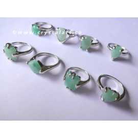 Green Aventurine Handmade Finger Rings