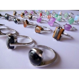 Mix Gemstone Handmade Finger Rings