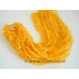 Citrine Stone Chips 36 Inches Strings