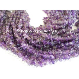 Amethyst Chips 36 Inches Strings