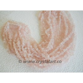 Rose Quartz Chips 36 Inches Strings