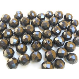 Black Agate Faceted Loose Beads