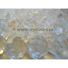 Crystal Quartz Faceted Beads