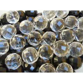 Crystal Quartz Faceted Beads