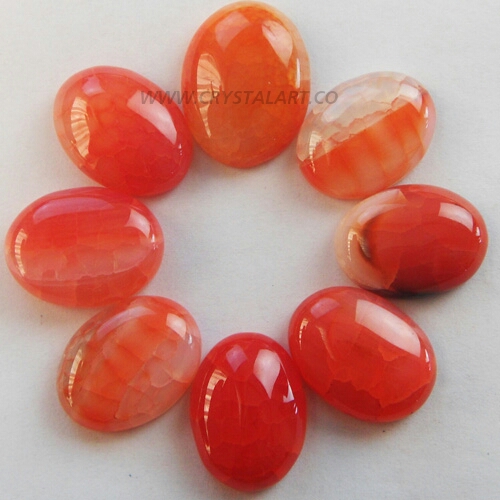 Red Carnelian Agate Cabochons