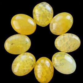 Yellow Onyx Cabochons