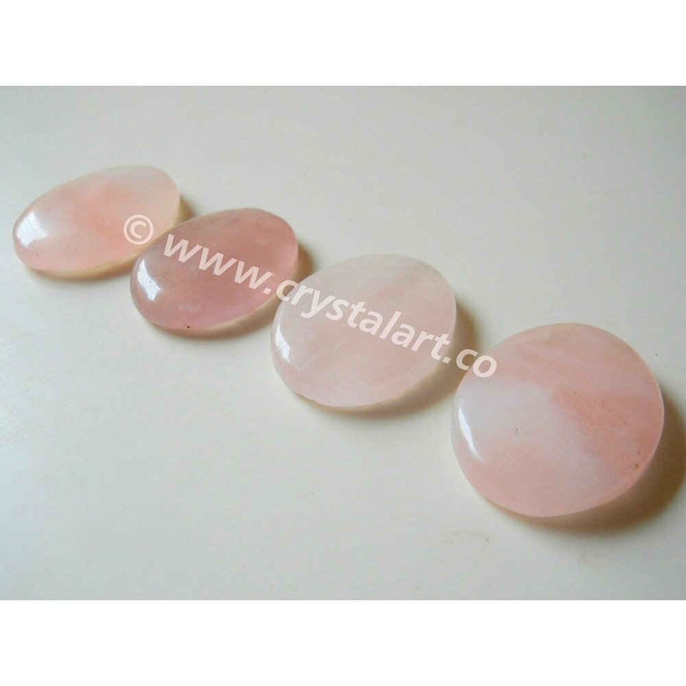 Rose Quartz Cabachone Stones