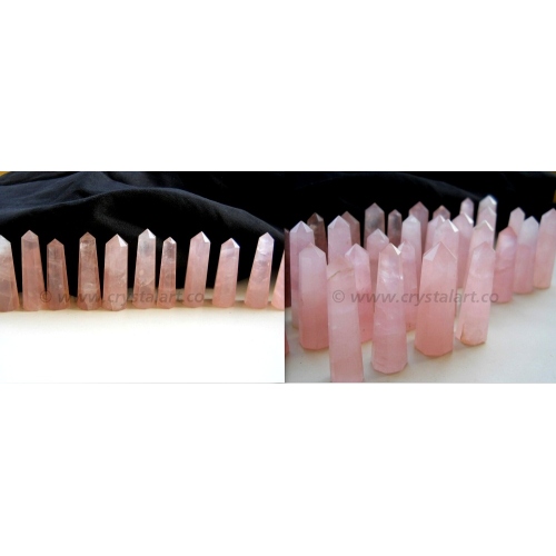 Rose Quartz Obelisk Points