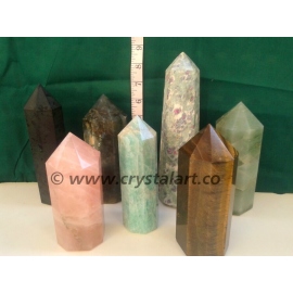 Mix Gemstone Obelisk Point