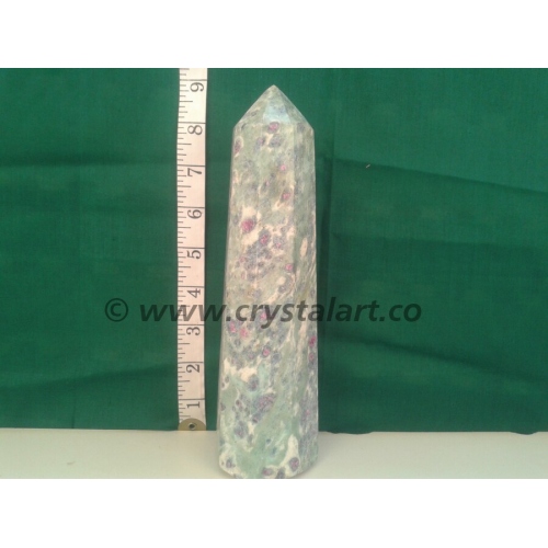 Ruby Zoisite Big Size Obelisk Point