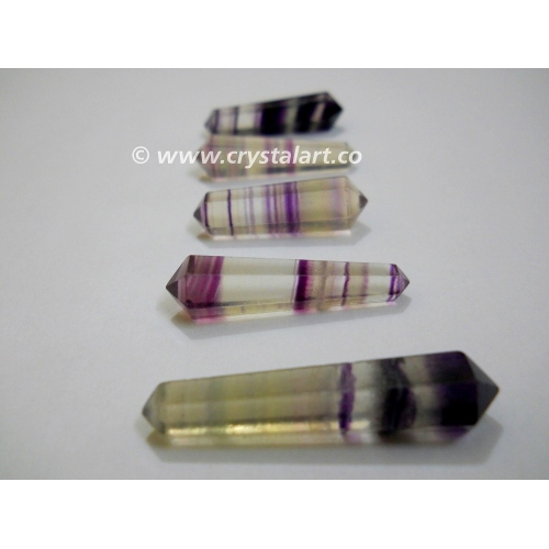 Purple Fluorite Double Terminated Loose Points