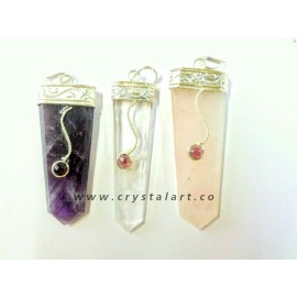 High Graded Gemstones Flat Pendants