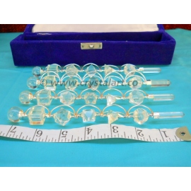 Crystal Spinning Platonic Solids Geometry Healing Stick