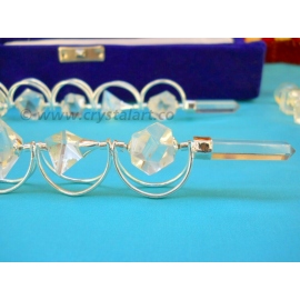 Crystal Spinning Platonic Solids Geometry Healing Stick