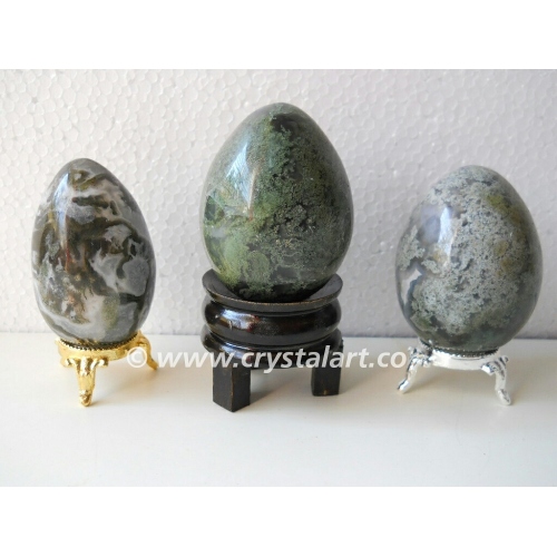 Moss Agate Eggs