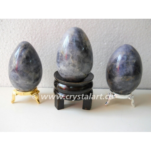 Iolite Gemstone Eggs