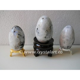 Rainbow Moonstone Gemstone Eggs