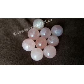Rose Quartz 10-20 MM Small Size Spheres