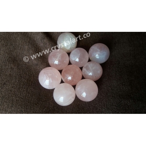 Rose Quartz 10-20 MM Small Size Spheres
