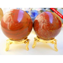 Red Jasper Agate Spheres