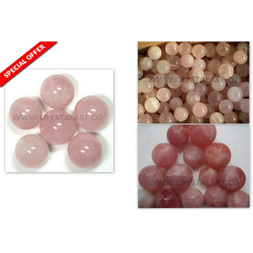 Rose Quartz Spheres