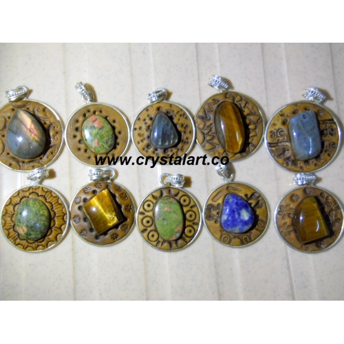 Gemstone Femo Pendants