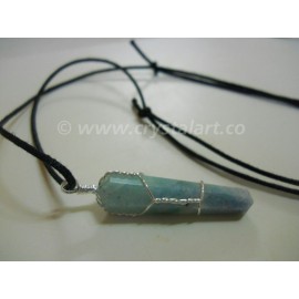 GREEN AVENTURINE DOUBLE TERMINATED SLIDER CORD PENCIL PENDANTS