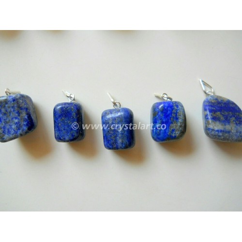 Lapis Lazuli Tumbled Stone Pendants