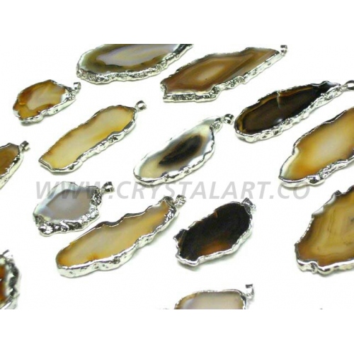 Agate Slice Pendant