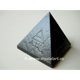 Black Obsidian 4 Elements Emboss Pyramid Wholesale