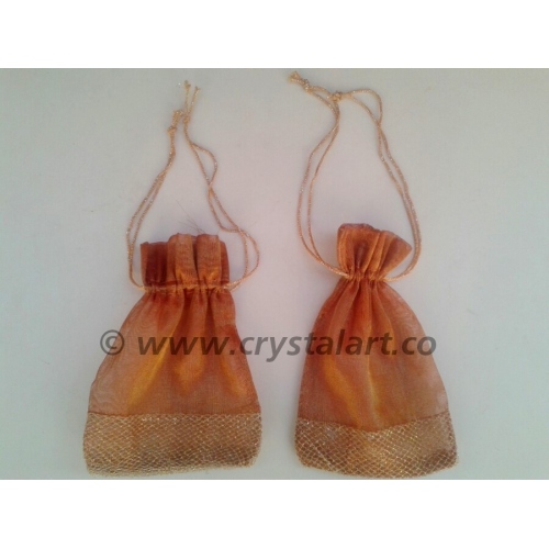 Cream Net Gift Pouch