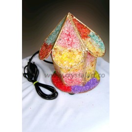 Multy Stone House Lamp Gemstone Tree